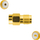 Adapter antene GSM RP-SMA plug në RP-SMA socket, metal, ngjyrë ari