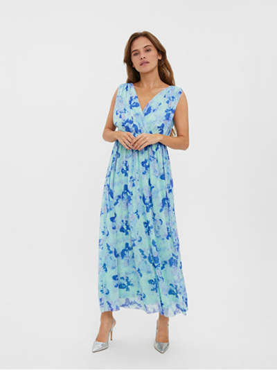 Fustan VERO MODA VMREY Regular Fit, i kaltër/gjelbër