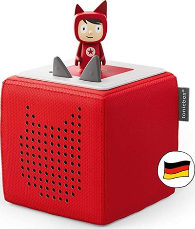 Kuti muzikore interaktive Tonies Toniebox 03-0011, për fëmijë 3+, Bluetooth, e kuqe