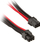 Kabllo SilverStone PCIe 6-pin - PCIe 6-pin, 0.25m, e zezë-e kuqe