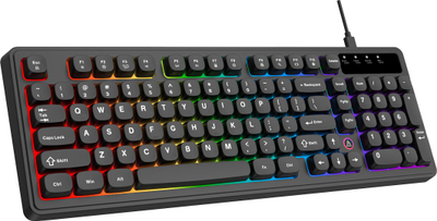 Tastierë mekanike AF98 Wireless, RGB, tri-mode, bateri 4000 mAh, e zezë