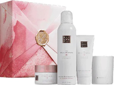 Set dhurate Rituals The Ritual of Sakura Medium, per kujdes trupit, 200ml, roze