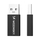 Adapter USB Wozinsky WAAC-01, USB-A në USB-C, OTG, i zi
