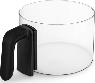 Fritezë me avull 4Swiss ABB-G24 Pure Glass, e zezë