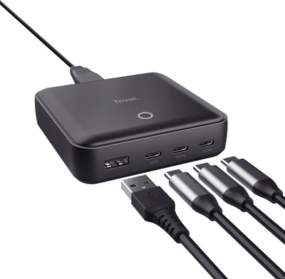 Ngarkues universal Trust Maxo, 100W, për laptop, i zi