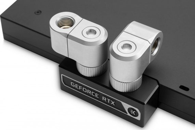 Përshtatës ftohje me ujë EK Water Blocks EK Quantum Torque, double rotary, offset 21mm, satin titanium