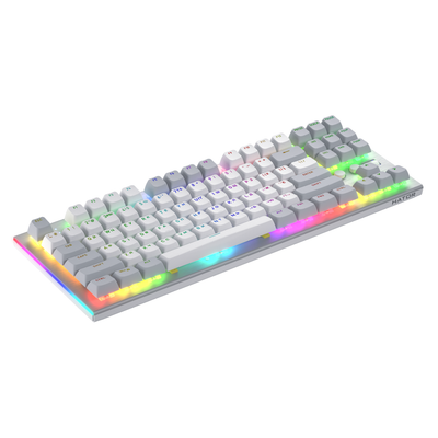 Tastierë mekanike Hator Gravity TKL, RGB, USB, e bardhë