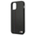 Mbulesë telefoni BMW M Collection Carbon Stripe për iPhone 12 mini, lëkurë PU, e zezë