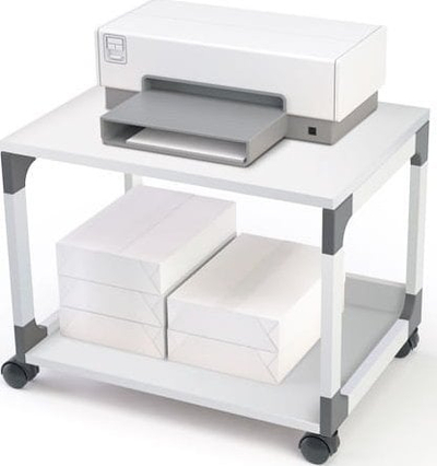 Karrocë zyre Durable SYSTEM Multi Function Trolley 48, 2 rafte, me rrota, gri