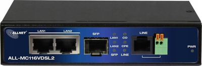 Модем VDSL2 Allnet ALL-MC116VDSL2, 1 приклучок, гигабитен, бел