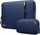 Set mbrojtës laptopi Tomtoc, 14", me futrollë aksesorësh, blu navy