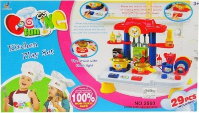 Set kuzhine lodër Trifox Standing Kitchen, 29 pjesë, për kalamaj, shumëngjyrësh