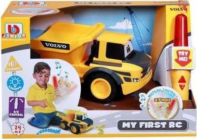 Kamion lodër me telekomandë Maisto Volvo My First R/C, me drita dhe zëra, i verdhë