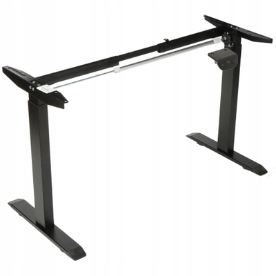 Kornizë tavoline Delta Desk EDF-90/135, elektrike, e rregullueshme 90-135cm, e zezë