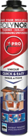 Shkumë izolimi Polynor Home, spray 750 ml, termike dhe akustike
