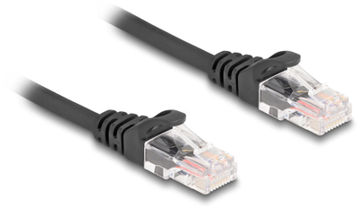 Kabllo rrjeti Delock me spirale RJ45 Cat5e, 2m, i zi