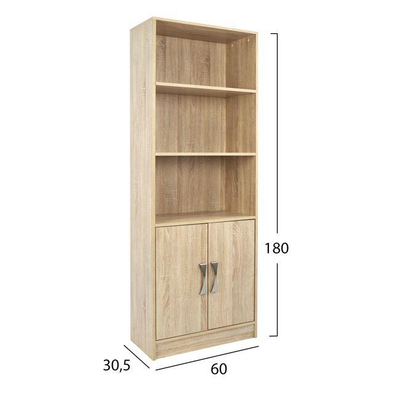 Raft për libra melamine 60×30×180 cm (HM2027.03)
