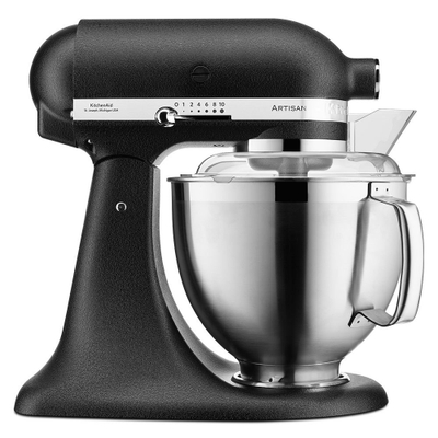 Robot kuzhine KitchenAid Artisan 5KSM185PSEBK, 4.8L, 300W, i zi