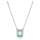 Qafore për femra Swarovski 5640289, 38cm, e argjendtë/kaltër