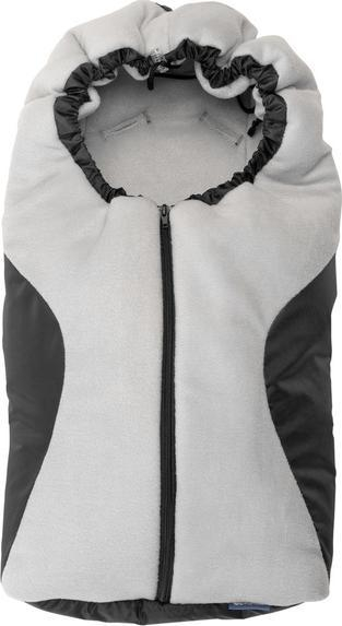 Qese gjumi për sedilje makine Sensillo, fleece, 75 x 36 cm, zi gri