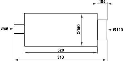Marmitë sportive ProRacing MT04, 65mm, çelik inoksi