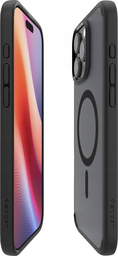 Mbrojtëse telefoni Spigen Ultra Hybrid MagSafe, për iPhone 16 Pro, Frost Black