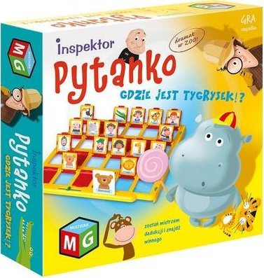 Игра со улоги Multigra Inspector Little Question Where Is The Tiger, истражувачка игра за деца, со пластични табли