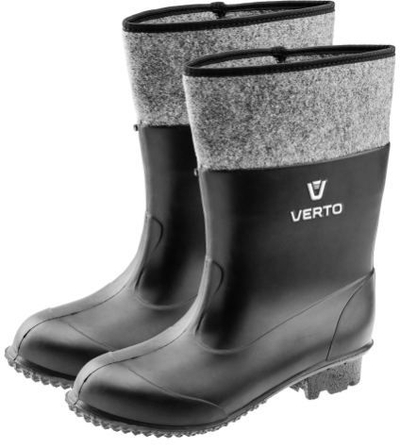 Çizme pune Verto 15G907, PVC, nr. 46, të zeza