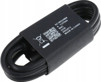 Kabllo karikues Motorola SC18D24968, USB C në USB C, 6.5A, 1m, i zi