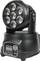 Reflektor LED që lëviz Light4Me COMPACT PMH 7x8W, RGBW, DMX512, i zi
