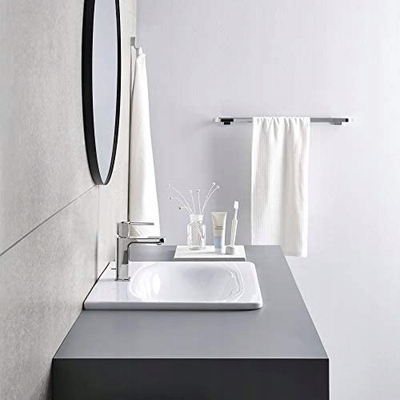 Grepa rrobe banjoje Grohe Selection 41039, metal, Starlight Chrome, ngjyrë argjendi
