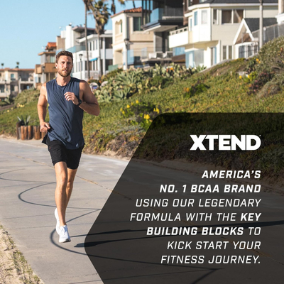 Suplement XTEND® Original BCAA Powder Blue Raspberry Ice, 444g