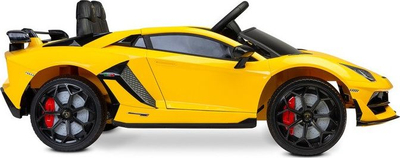 Електричен автомобил за деца Toyz Lamborghini Aventador SVJ, далечински управувач, ЛЕД светла, жолт