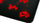 Mauspad C-Tech Anthea Cyber Red, M, i kuq