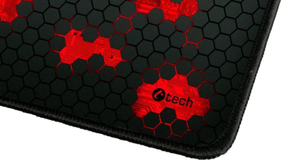 Mauspad C-Tech Anthea Cyber Red, M, i kuq