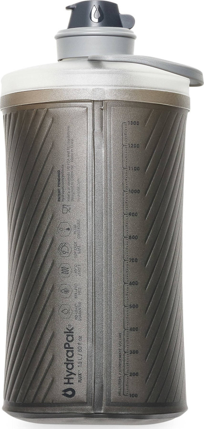 Shishe uji Hydrapak Flux 1.5L, e palosshme, me grykë twist-to-drink, blu