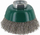 Furrë rrotulluese Abraboro END BRUSH AB90409052, 60mm, me fije inoksi 0.3mm, lidhje M14