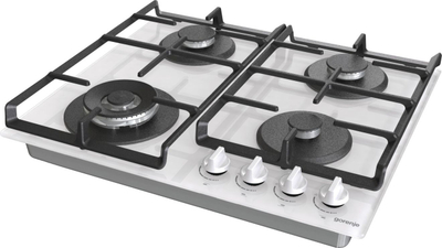 Pian gatimi inkaso Gorenje GTW641EW, me gaz, 4 vatra, i bardhë