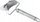 Prerëse brumi Brunbeste BB-1794, 10 cm, çelik inox, e argjendtë