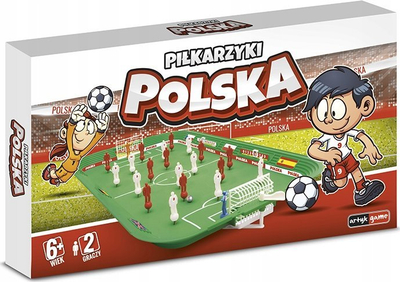 Табла игра фудбал Артик Table Football Game, 20 играчи, 2 метални топчиња, шаренолика