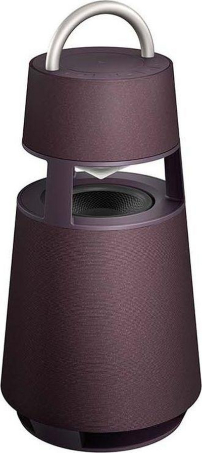 Altoparlant portativ LG Xboom 360, 120 W, i kuq i errët