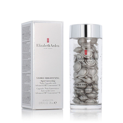 Serum nate në kapsula ndaj njollave të pigmentit Elizabeth Arden Visible Brightening Spot Correcting Night Serum in Capsules