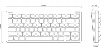 Tastierë mekanike wireless Nuphy Halo75 V2, 75%, Silent Red Clear-Top