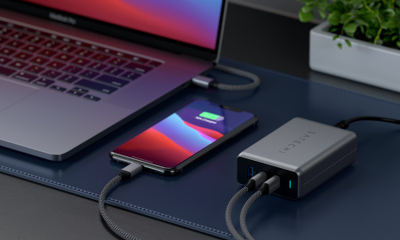 Karikues kompakt Satechi GAN USB-C PD, 100W
