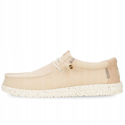 Кежуал обувки Hey Dude Wally Stretch Sox, slip on, за мажи, bone oxford