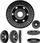 Disk rraspë për mulli këndi Tarpol Frez-B Turbo T-86, 120mm, i zi
