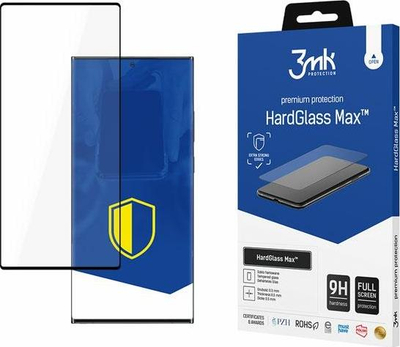 Заштитно стакло 3MK HardGlass Max за Samsung S22 Ultra, проѕирно