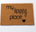 Влезен тепих Boltze Home My Happy Place, 60x40cm, нелизгав, кафен