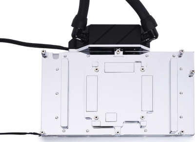 Backplate ftohës për kompjuter Alphacool 14482, akrilik, RGB, i zi