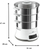 Пареар Tefal VC502D10 Convenient Series Deluxe, 3 нивоа, дигитална контрола, не’рѓосувачки челик